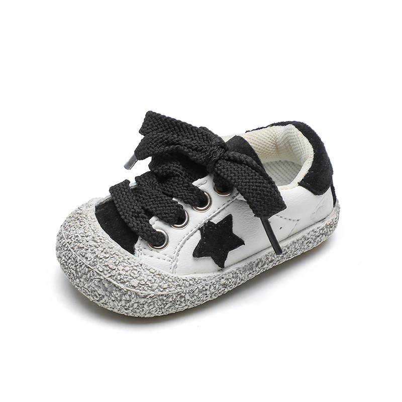 Autumn luminous shoes, boys' anti slip board shoes, soft soled closed toe fashionable trendy shoes, small dirty shoes, casual children's sho