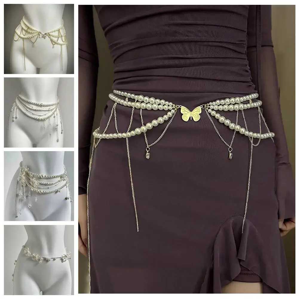 Fashion Vintage Belt Multi-layer Pearl Waist Chain For Women Luxury Jewelry Gift Y2k Cosplay Body Belt Party Accessories I6x1 Y250515