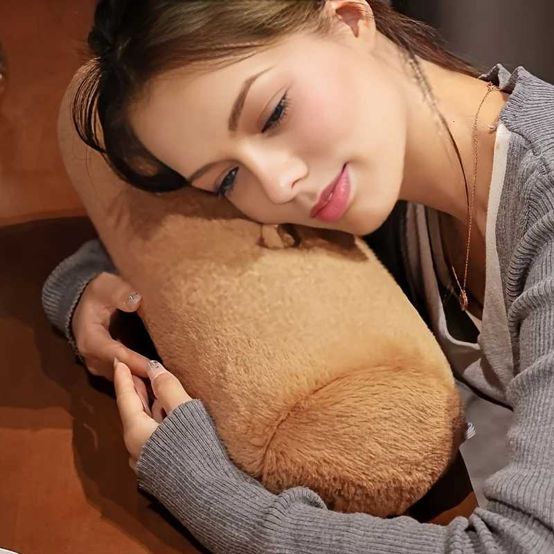 Lovely Capybara Backrest Cushion Large Backrest CushionLumbar Support Triangle Reading Adorable Design C251121