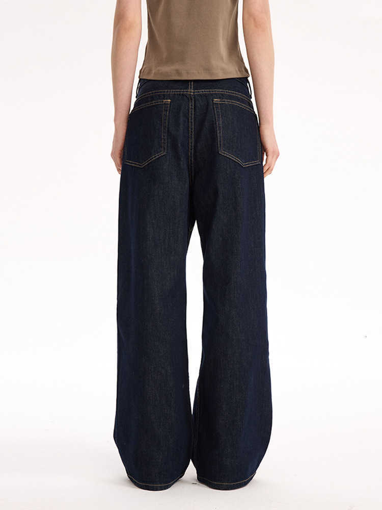 13oz dark blue original cowhide 2025 M size classic loose straight-cut Cleanfit jeans for men and women X251016