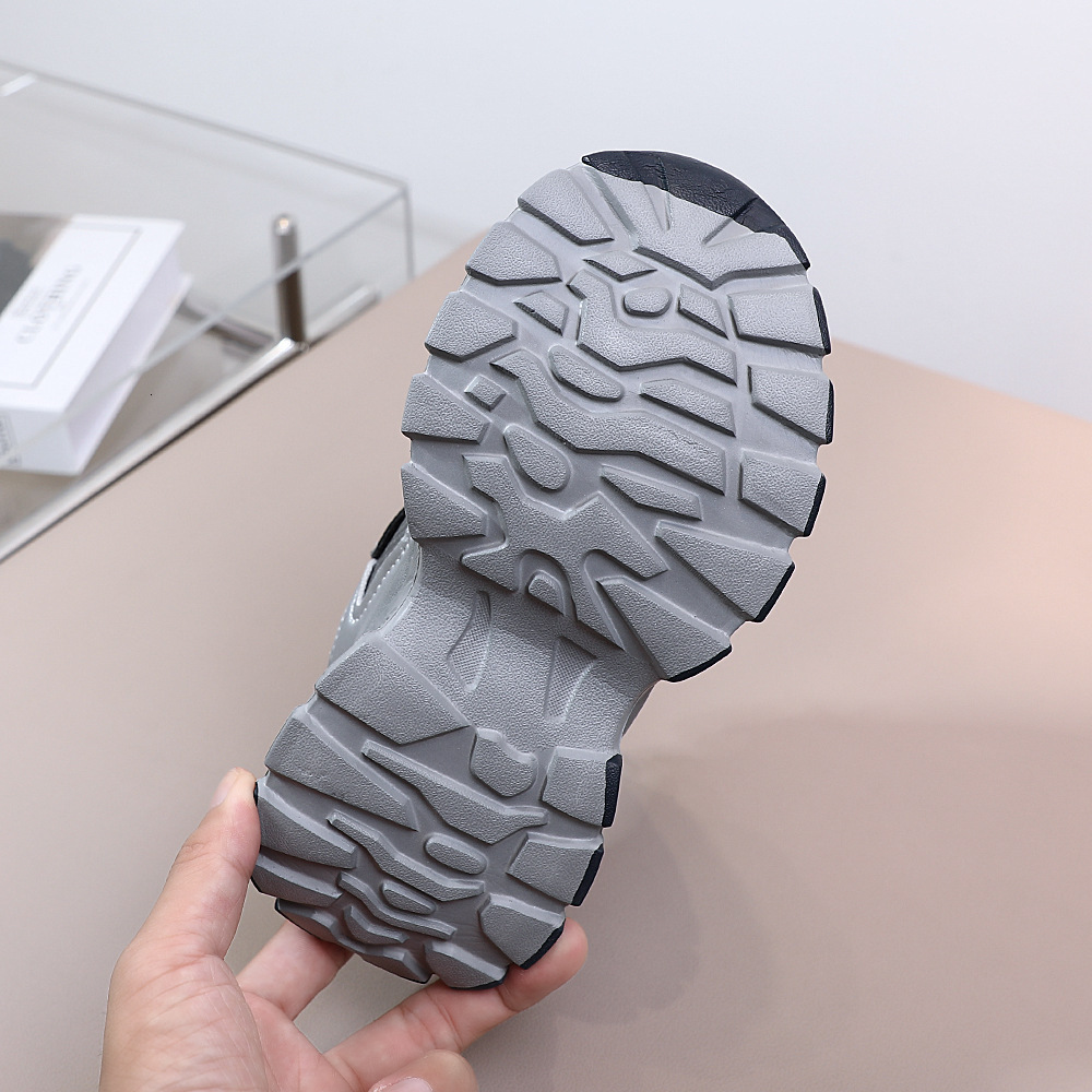 Winter new luminous shoes, warm children's sports shoes, fashionable trendy shoes, Korean version dad shoes, casual children's shoes