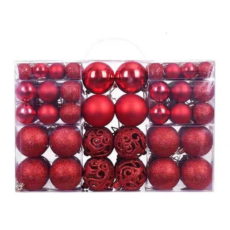 100pcs Christmas Decor Baubles Tree Xmas Balls Party Wedding Ornament Party Supplies Xmas Ornament Ball Xmas BaublesW251121 - view 4