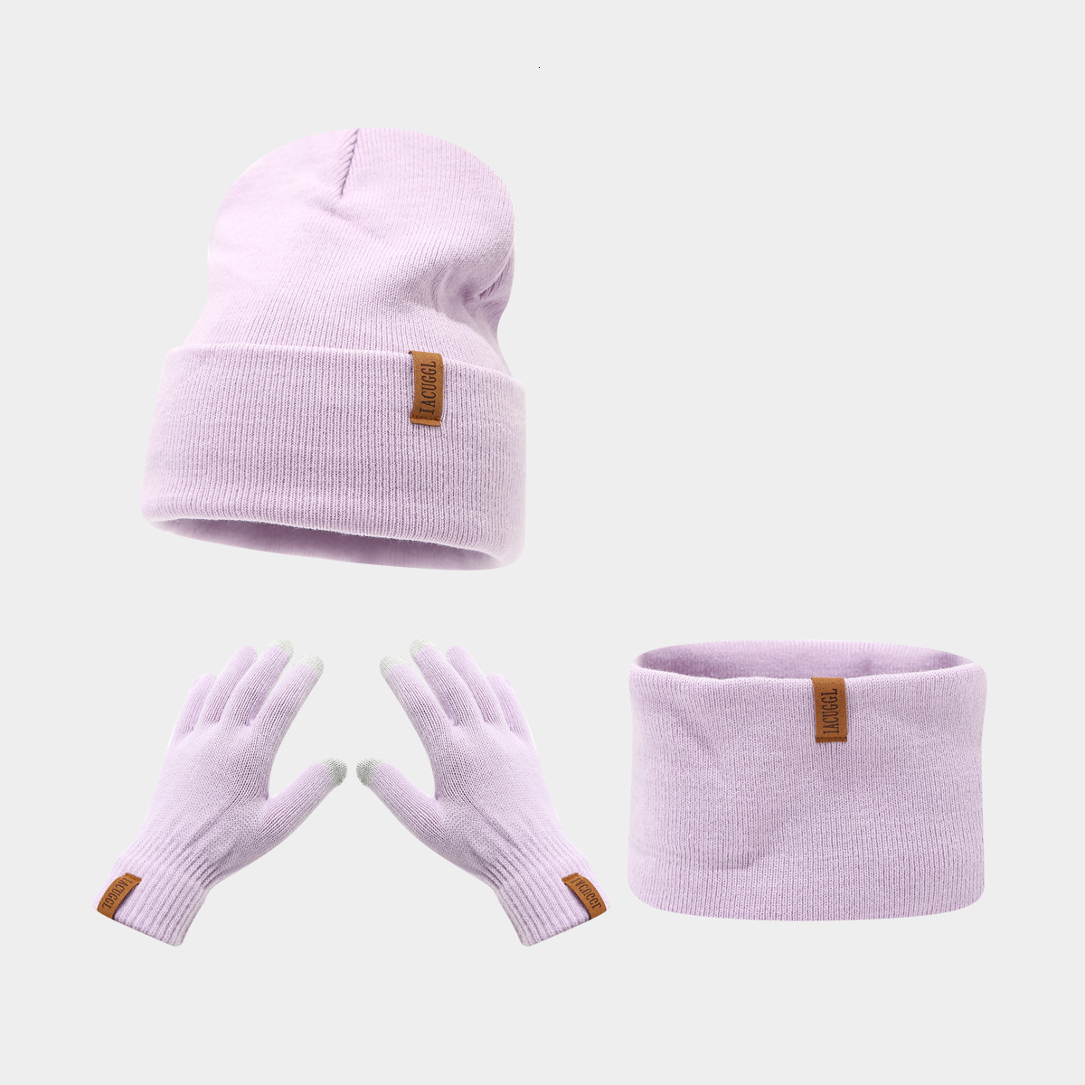 New Hat Scarf designers Gloves Three-Piece Set for Men and Women Retro Letter Leather Label Knitted Warm Set free shipping