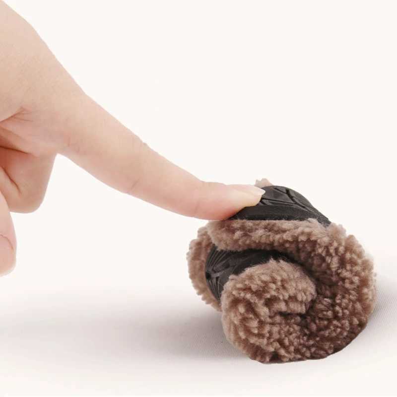 Children Cotton Slippers Solid Warm Kids Winter Home Shoes Boys Girls Plush Floor Shoes Indoor Soft Sole Anti-slip Cotton ShoesW251121