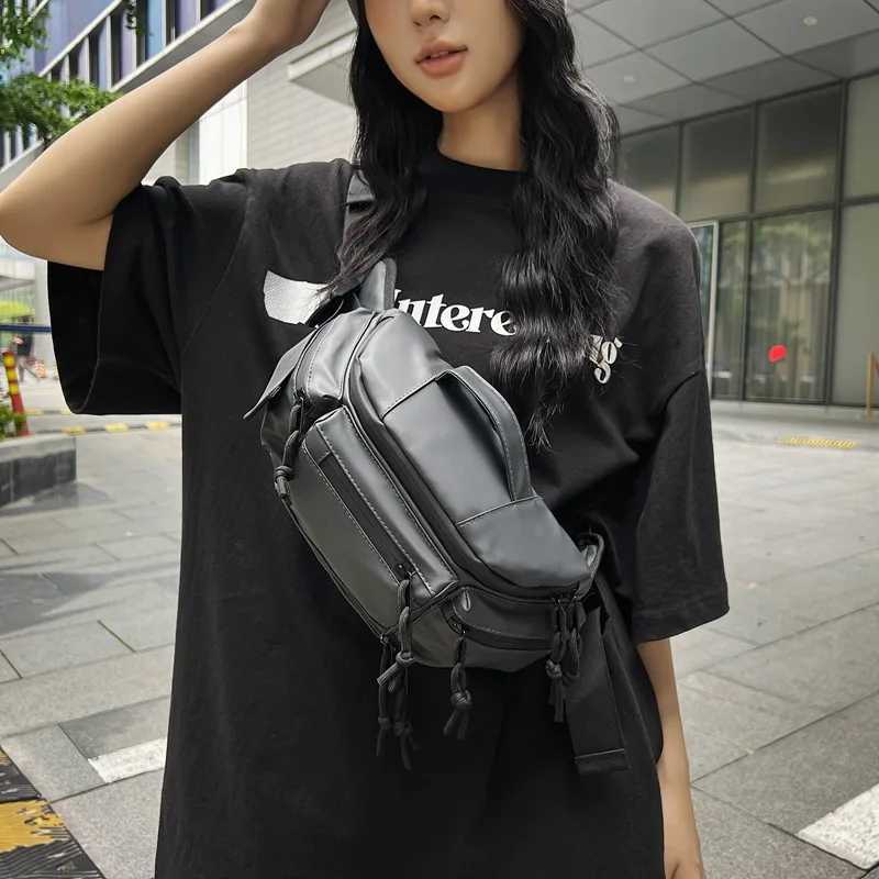 Fashion Hip Hop Casual Sport Ch Bag Men Wen Large Capacity Techwear Style Waterproof Fanny Pack Mtifuncti Crossbody Hand Bag Y251121