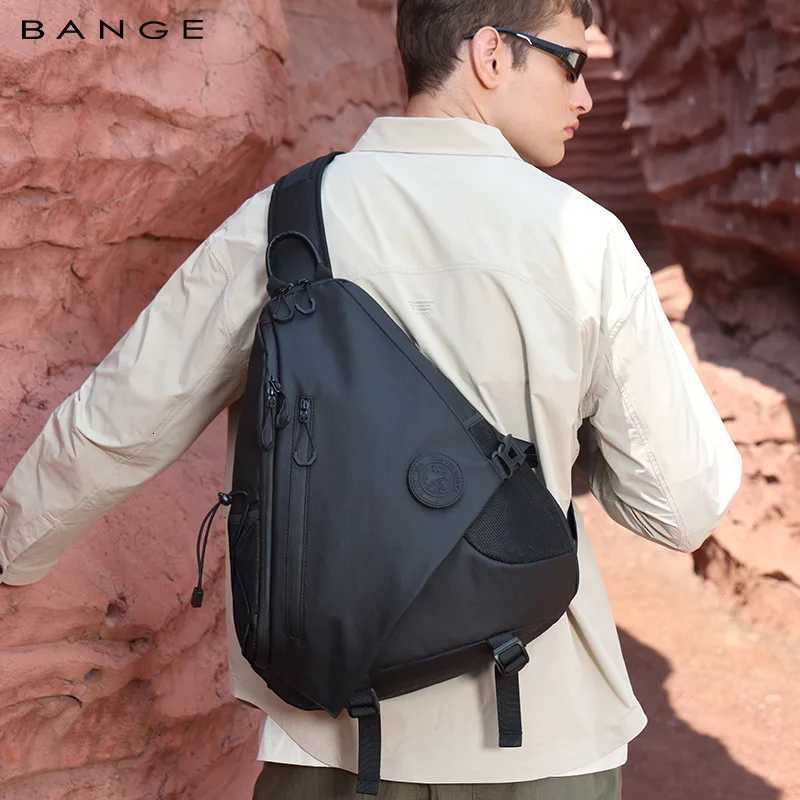 Fashion bange Mens single shoder fi light crossbody mens waterproof large capacity ch bag leisure backpack Y251121