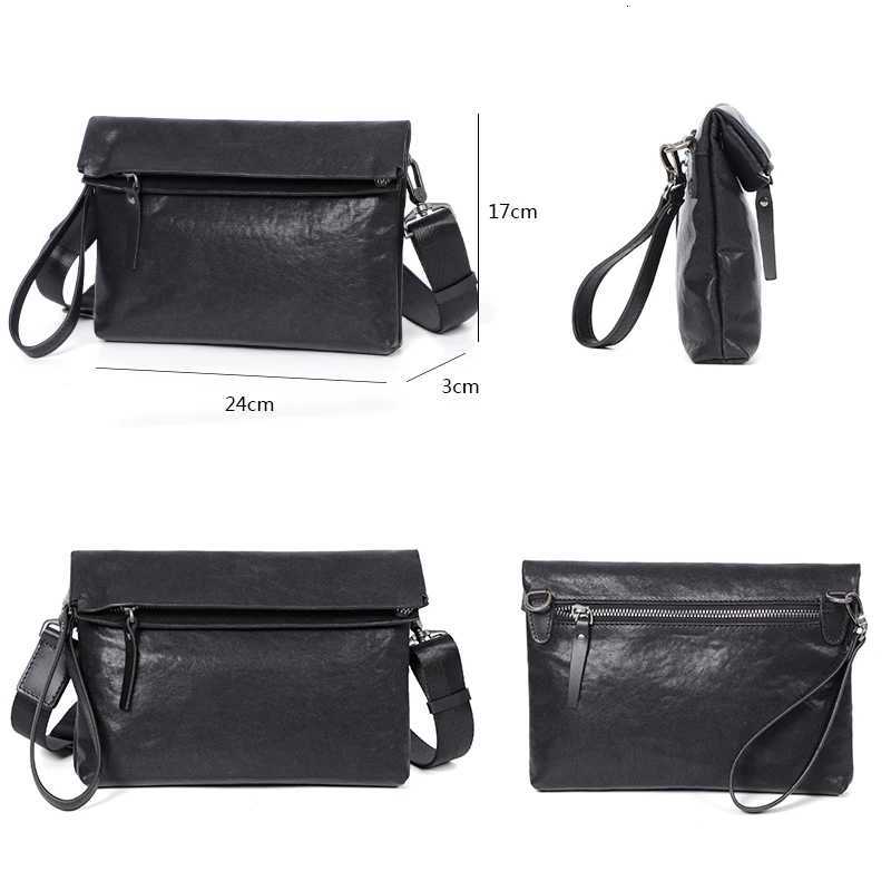 Fashion Natural Genuine Leather Men Messenger Bag Shoder Bag Men Cluth bag Meybag Purse Cowhide Leather M Crossbody Bag Fold Flap Y251121