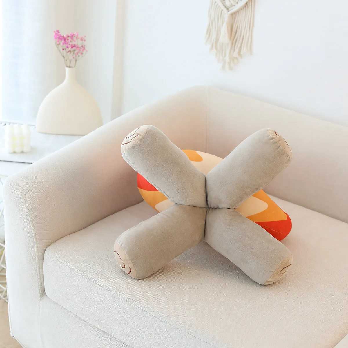 Creative Fire Pile Bonfire Plush Throw Flame Doll Sofa s Cushions Seat Sofa Throw Cushion C251121