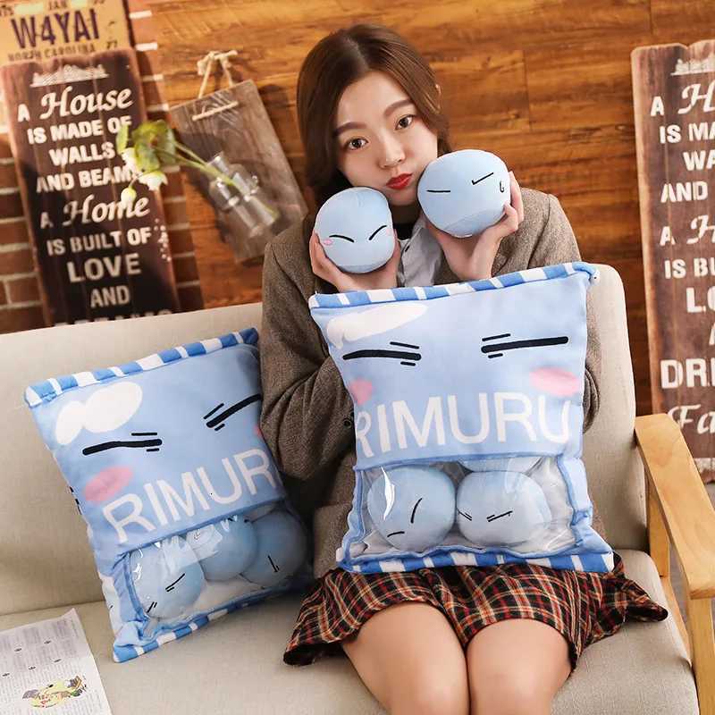 Sofa Cushion Two-dimensional Q Version Anime That Time I Got Reincarnated As A Slime Rimuru Tempest Cosplay Props C251121