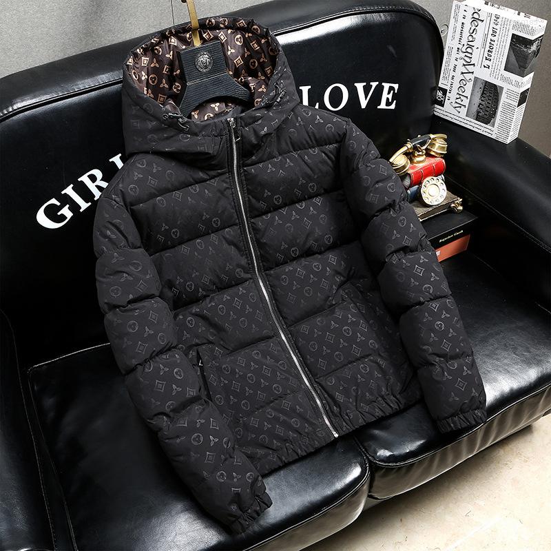 Men's Down Luxurious Design Business High-quality Filling Cotton Warmth Cross-border Cotton-padded Coat Foreign Trade Winter Thickened Jacket Plu