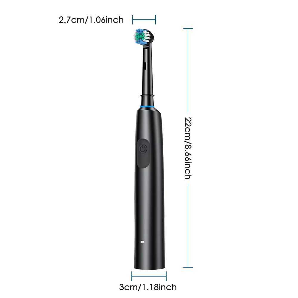 5 Modes Cleaning Teeth Brush Electric Rotating Toothbrush With Timer with 8 Soft Brush Heads Waterproof Electronic Toothbrush C251121