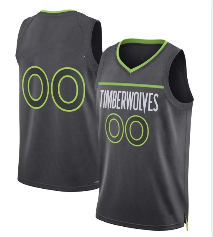Anthony Edwards Basketball Jerseys MIN Timberwolven Naz Reid Donte DiVincenzo Julius Randle Jaden McDaniels Rudyy Gobert Conley Jaylen Clark Dillingha