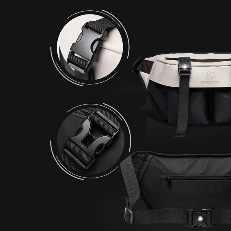 Fashion High Quality Trend Mens Cross Body Bag Nyl Waterproof Ch Bag Fit 79 inch iPad Daily Sport Cycling Sling Shoder Bag Y251121