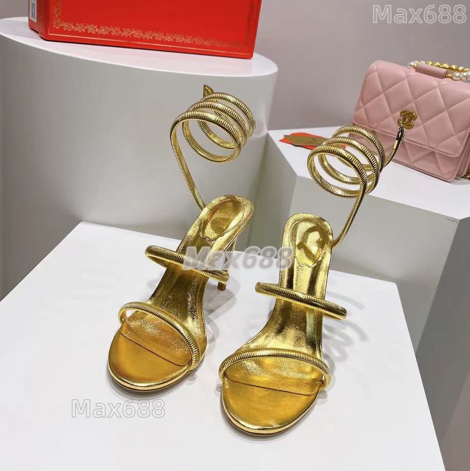 Chandelier Crystals Embellished Rhinestone Heels sandals Cleo 9.5cm designer heels Ankle Wraparound women high heeled sandal flower rhinestone Evening shoes