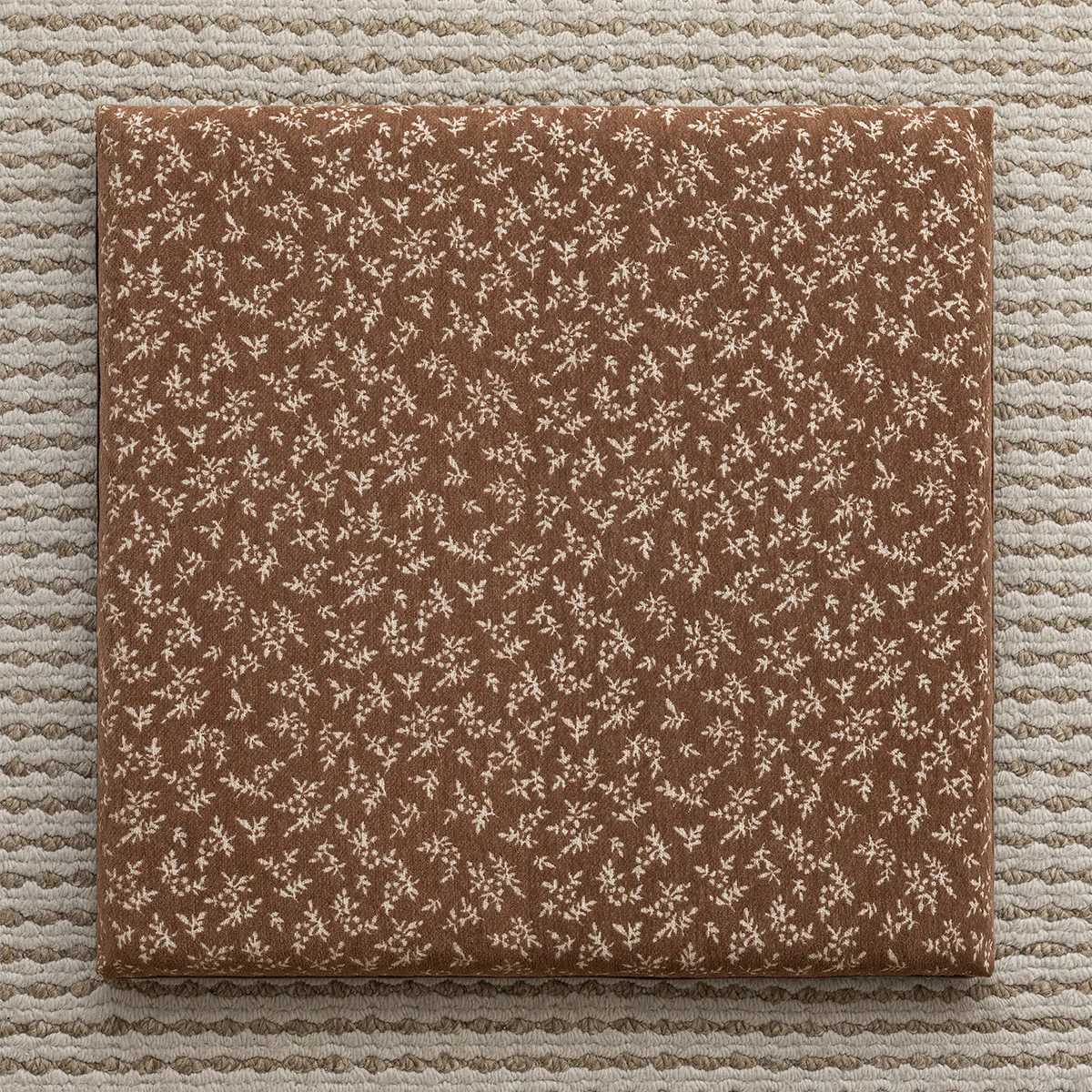 Retro wabi silent wind square chair cushion removable and washable tatami mat bay window seat cushion office fart cushion chair C251121