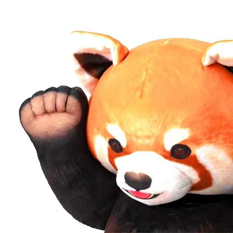 Japanese Creative Siesta for Home Ornament Cute Cartoon Raccoon Cushion Red Panda Plush Doll Creative Home Ornament C251121