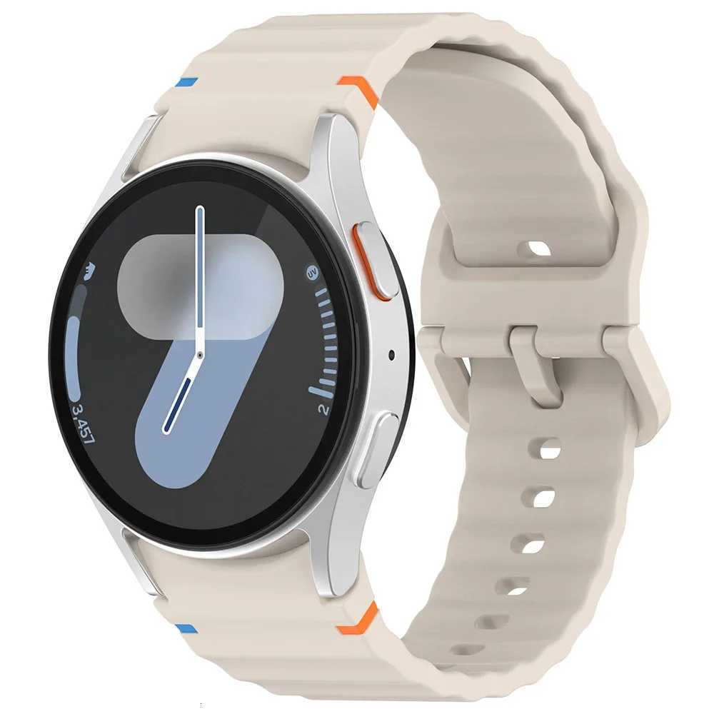 Silicone band for Galaxy Watch 7 FE 6 4 Classic 5 pro 44mm 40mm 4m 47mm 45mm Bracelet Galaxy Watch6 7 Strap H251121