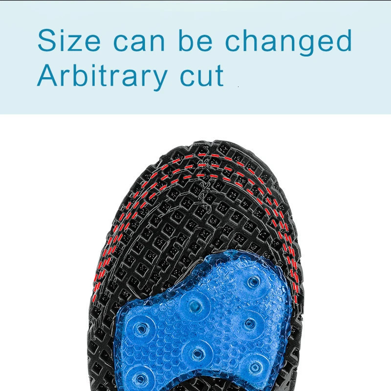 Running Sport Basketball Insoles Silicone EVA insoles silicone shoes pads for Plantar Heel Shock Absorption Pads soles insert 251121