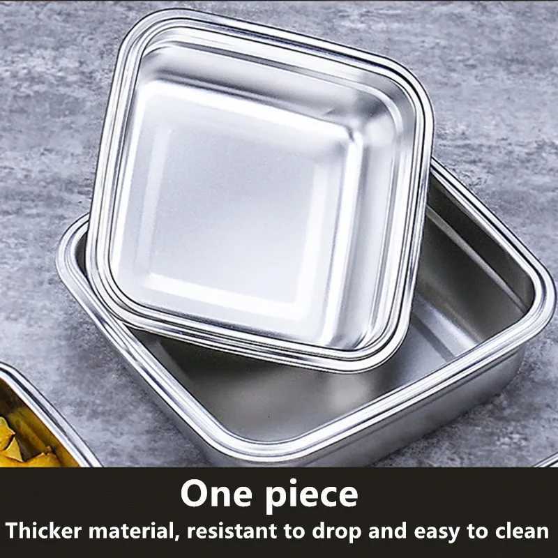 1200/750/400ML Lunch Box Sets Food Grade 304 Stainless Steel Anti-leak Bento Box Strong Tightness Microwave Can Heating LunchboxM251121