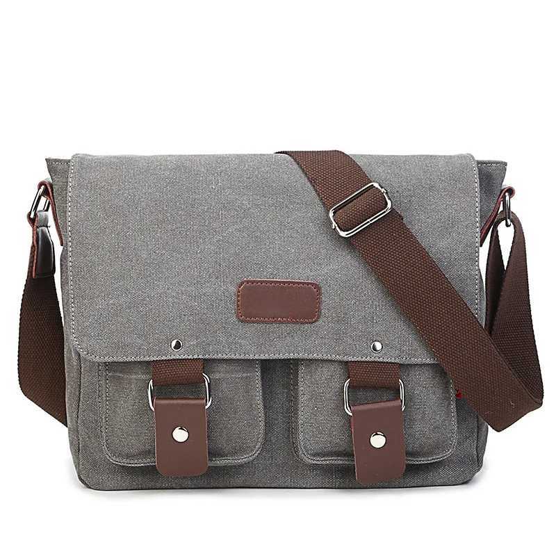 Fashion Mens Vintage Canvas Bag Men Casual Crossbody bags For Men Messenger bag Man Travel Shoder Bags bolsas Mascina High Quality Y251121