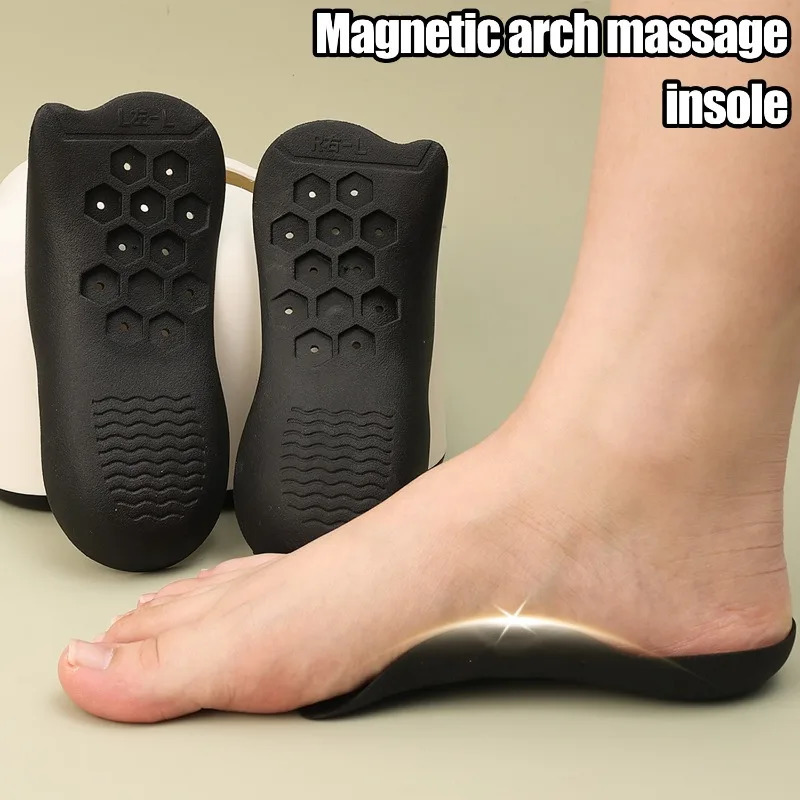 Magnetic Ortic Insoles Shoe Pads Comfort Support Corrector for Running Walking Standing Relief Massage Women Men Arch Cushion 251121