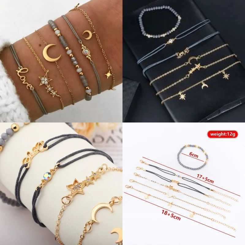 Titanium Steel Bracelet Set With Adjustable Multi-Layer Twisted Chain For Men And Women Dark Hip-Hop Style Daily AccessoryW251121