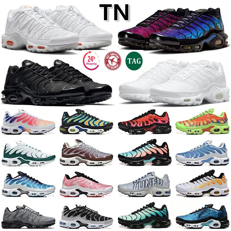 tn plus tns tnss Running Shoes Toggle Utility Black Reflective Triple White Black Grey Hyper Oreo Blue Green Yellow Pink Unity Men Women Trainers Sports Sneakers 36-46