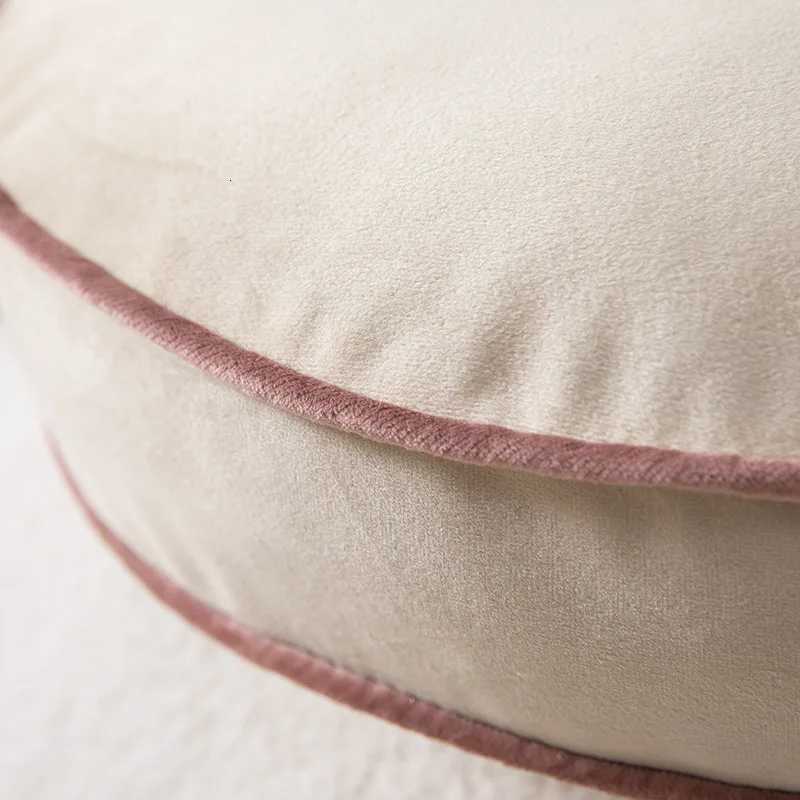 Round Velvet Cushion Set 35x35cm Soft Chair Seat Pad 6 Colors 2pcs Per Set PP Cotton Filled Home Decor Accent C251121