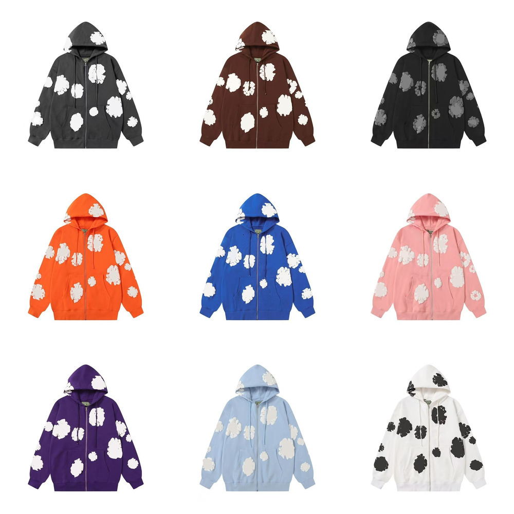 Designer Fashion Casual Denim Hoodie fashion Jacket Camo Hoodie Graphic Tee Streetwear Sweatshirts Oversized high quality Mens Women Hoodie Zip Up Hoodie