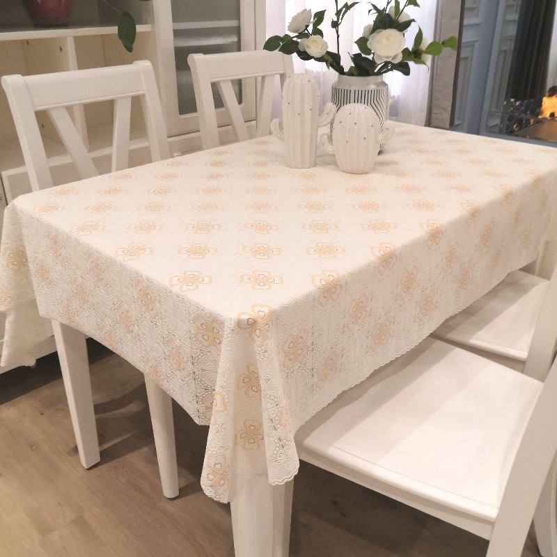 Waterproof tablecloth PVC oil-proof and scalding-proof washable plastic tablecloth rectangular coffee table tablecloth household non-slip UULC01