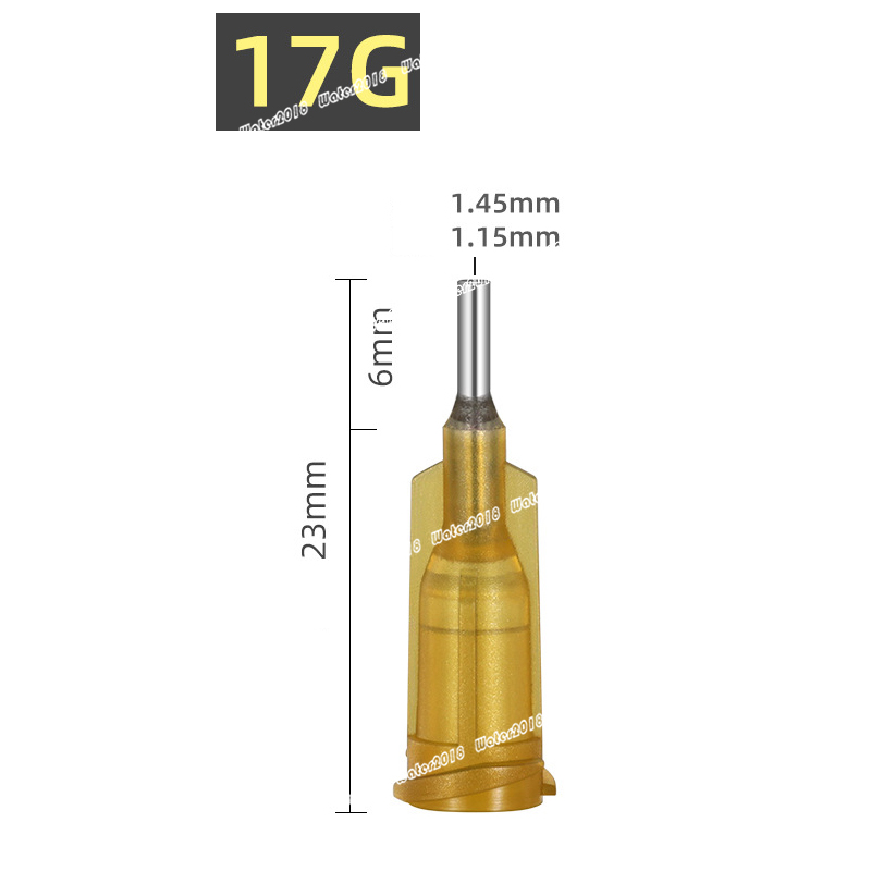 Dispensing Needles With Luer Lock 14Ga 15Ga 16Ga 17Ga18Ga 20Ga 21Ga 22Ga 23Ga 25Ga 27Ga 0.5Inch Lab Supplies