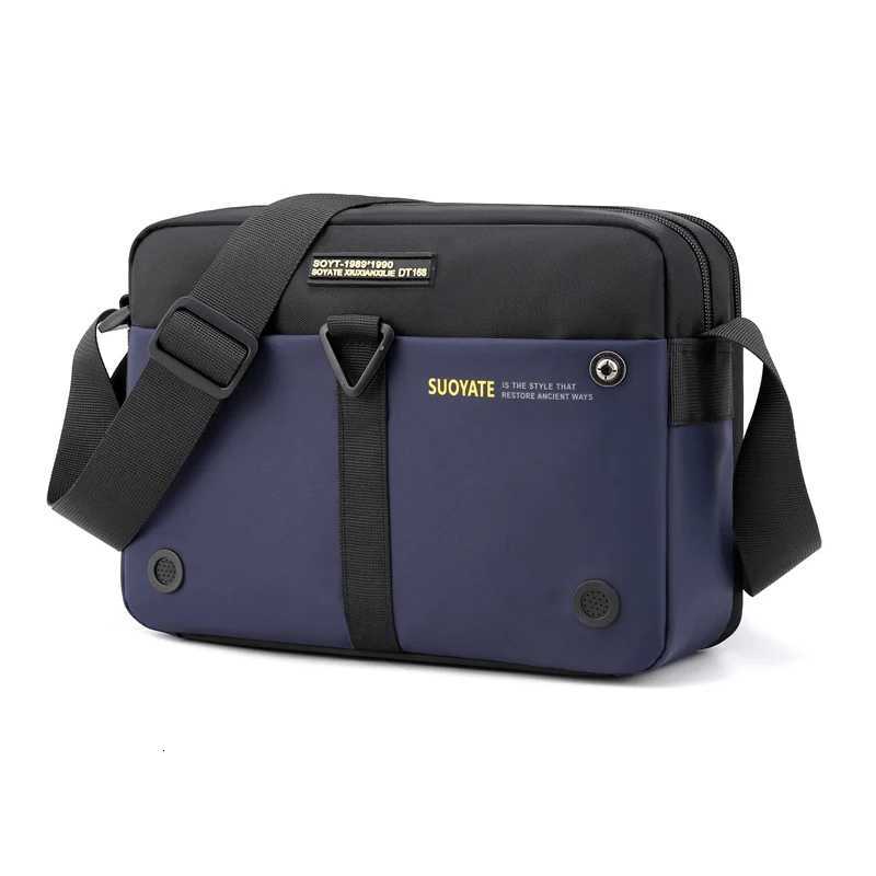 Fashion Mens casual crossbody bag - mti pocket adjustable shoder bag suitable for daily use travel and outdoor activities Y251121