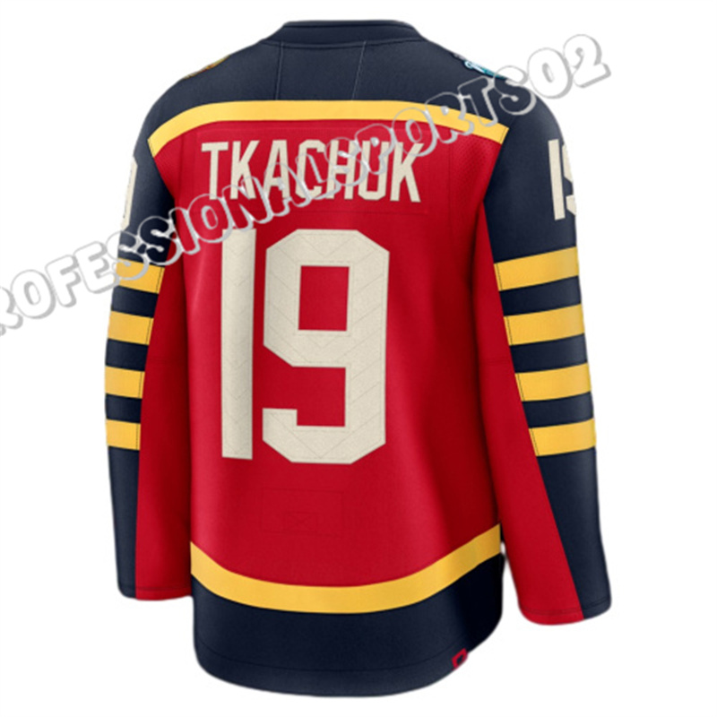2026 floridas panthers Winter Classic jerseys 16 Barkov C 19 Tkachuk A 13 Reinhart 23 Verhaeghe 15 Lundell 9 Bennett Hockey Jerseys