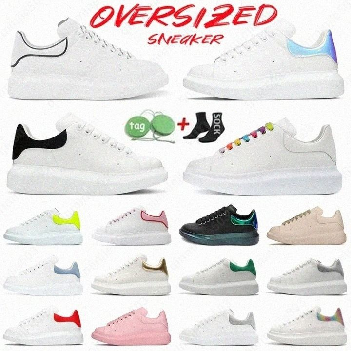 Designer Shoes Casual Mens Womens Shoes Platform oversized Sneakers Leather Suede Velvet Flats Lace up scarpe Chaussures De Espadrill Sports White Black Trainers