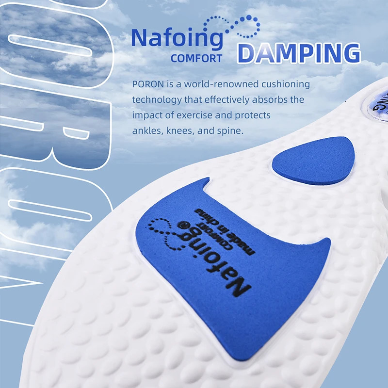 ZOOM Boost Sport Insoles High Elastic Shock Absorbing Arch Support Flatfoot Orthopedic For Feet Ease Pressure 251121