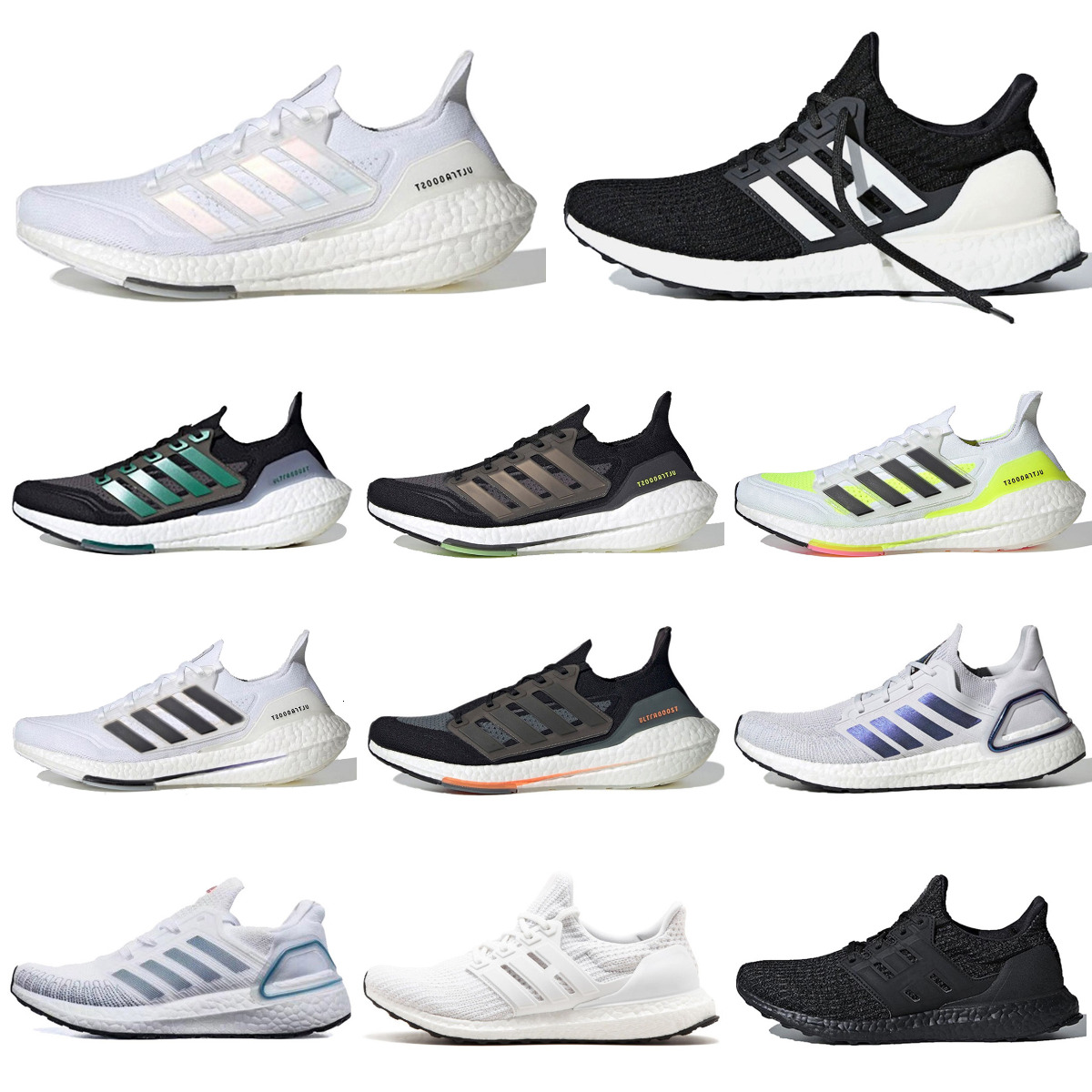 Trainers Ultra 20 21 Boosts UB Sports Shoes Designer Men Women Ultra 1.0 DNA 4.0 5.0 6.0 Core Triple Black White Mesh Outdoor Shoe Dash Grey Solar Denim Blue Brand Sneakers Y9