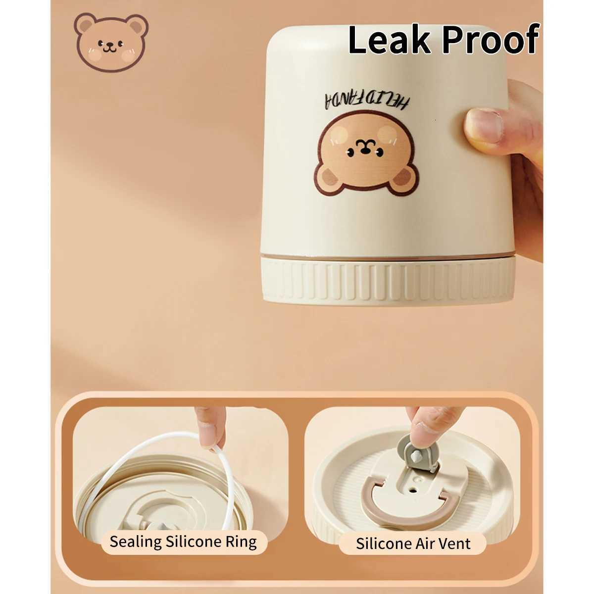 WORTHBUY Portable Insulated Lunch Box 304 Stainless Steel Fruit Salad Food Container Leak-proof Bento Box Microwave HeatableM251121