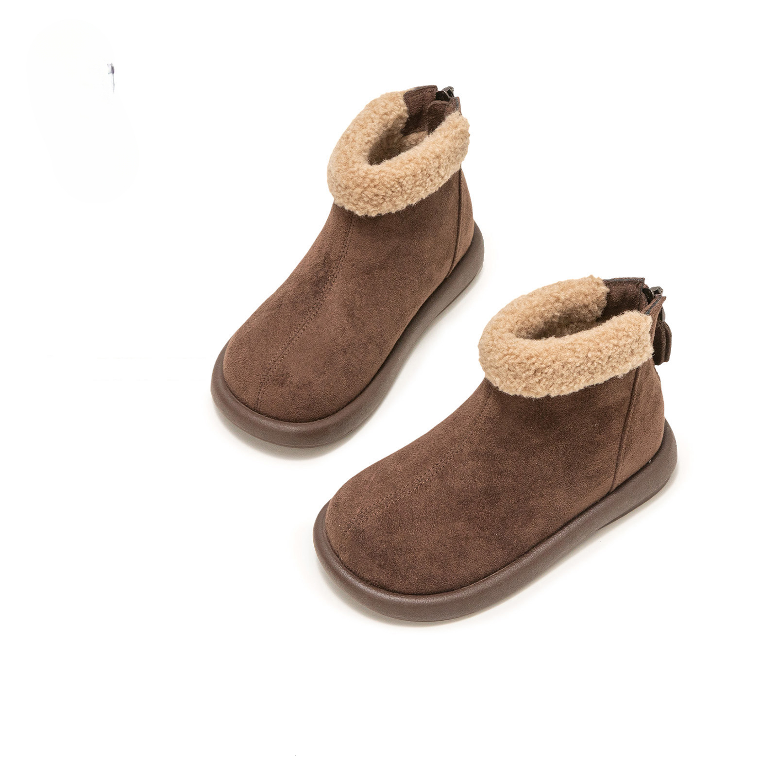 New designer shoes Girls Winter Cotton Boots New Children Girls Short Boots Leather Boots Thickened Cotton Shoes Baby Snow Boots Plus Velvet