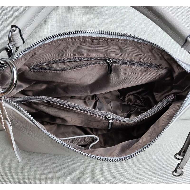 Real Cow Female Crossbody HOBO Bag Women S Genuine Leather Shoulder Natural Cowhide Messenger A Bag