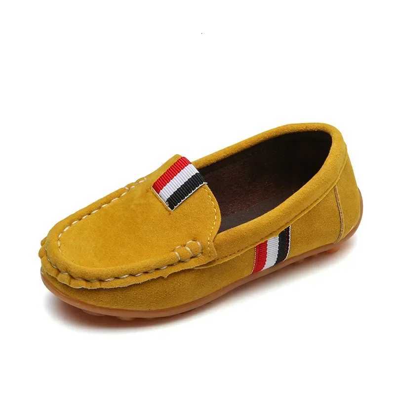 Boys Casual Shoes Kids Slip-on Loafers Children Moccasins Fashion Classic 2024 Spring Autumn Anti-skid Flats for Wedding PartyW251121