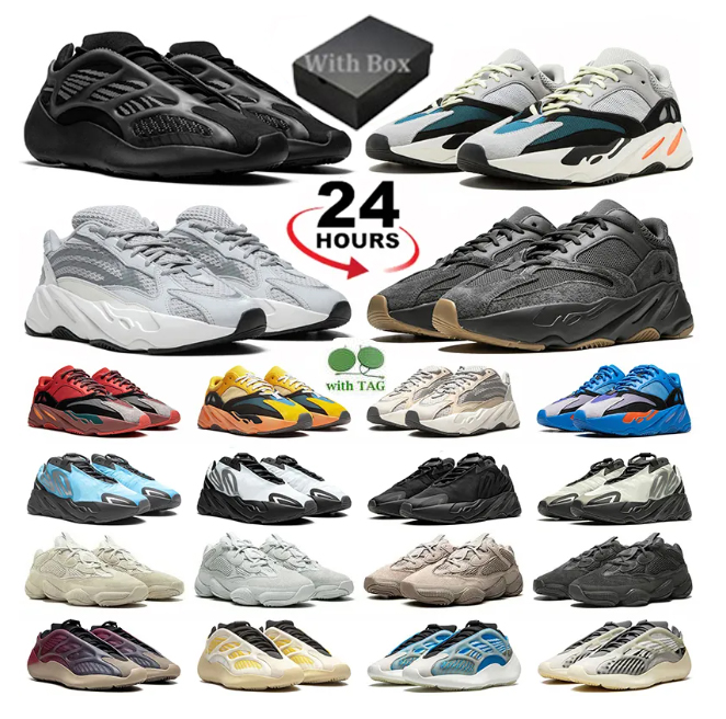 Designer Shoes YZ shoe 700 sneakers designer running shoes 700s men women Triple Black Mauve Fade Carbon chaussure Cream Stone outdoor sports trainers