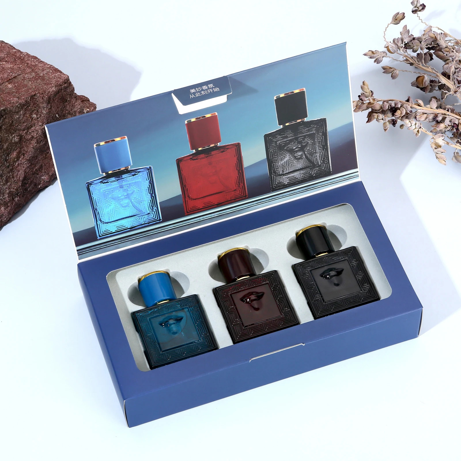 30ML3 Perfume Gift Set Woman Fresh Cologne Woody Eau De Toilette Parfume Floral Scent Lasting Pheromone Light Fragrance 251113