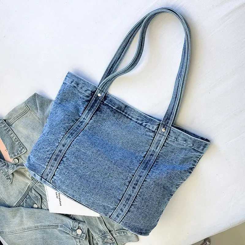 Fashion Luxury Womens Shoulder Bag High Quality Denim Fabric Womens Handbags Large Capacity Multi Functional Womens Tote BagT251121
