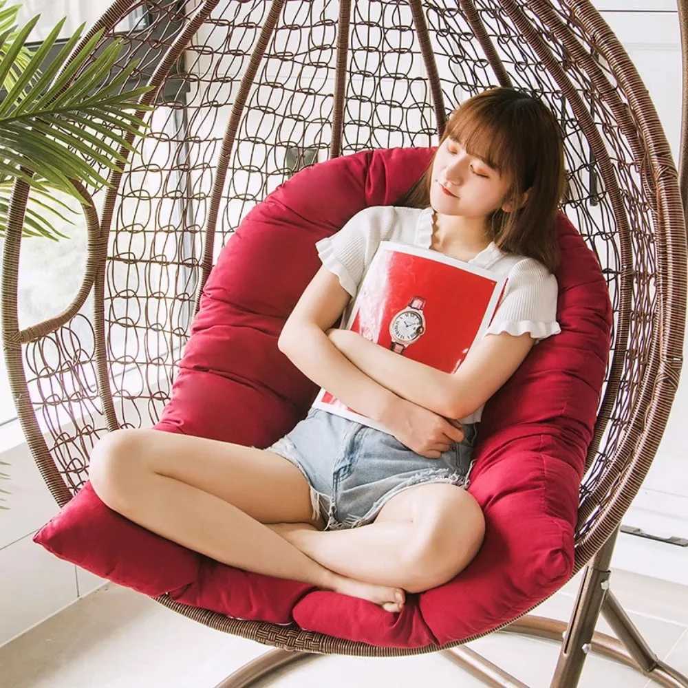 Hanging Basket CushionSwing Hanging Basket Seat Cushion Indoor and Outdoor Rocking Chair PadOutdoor Swing Egg Chair Cushion C251121
