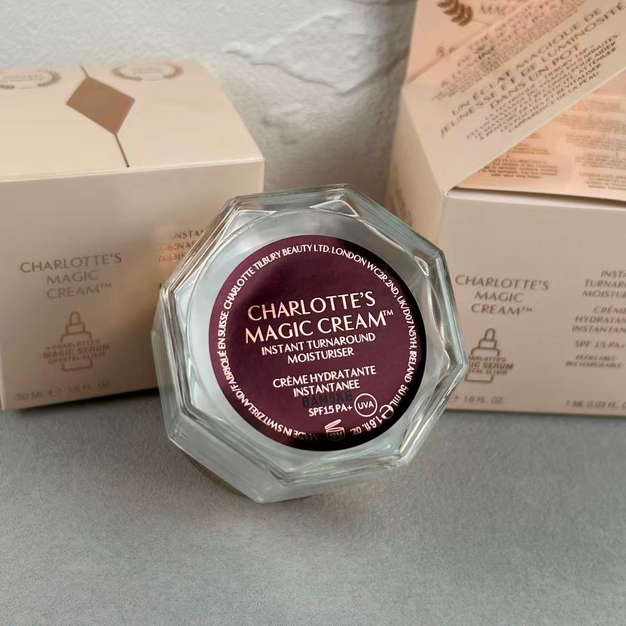 Pre Makeup Water Blasting Cream 50ml CHARIOTTE'S MAGIC WATER CREAM Moisturizing Magic Face Cream Moisturizing Soothing High Quality Fast Shipping