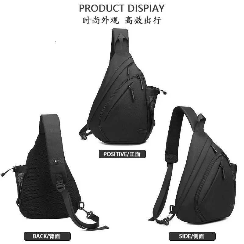 Fashion New Mens Waterproof Ch Bag Young Peoples Crossbody Bag Large Capacity Mtifunctial Sports and Leisure Travel Bag Y251121