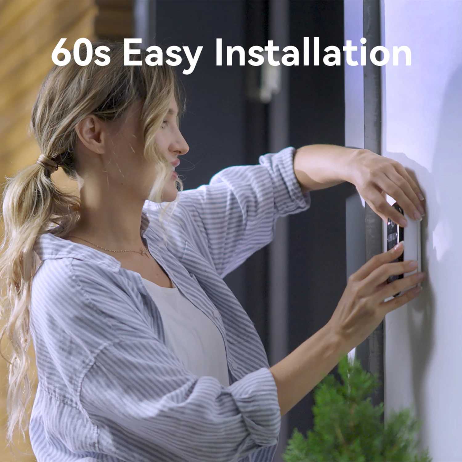 IMILAB Smart Home Video Doorbell Camera WiFi 2.5K Security Protection Human Detection Local Storag Instant Alarm 5200mAh X250421