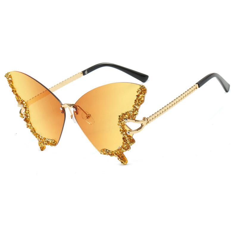 Vintage Round Diamond Sunglasses Rhinestone Shades Eyewear Oval Crystal Punk Sun Glasses Fashion UV400 Protection Glasses 250218