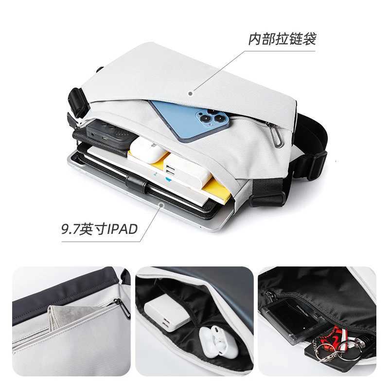 Fashion Premium Oxford Mens Crossbody Bag Waterproof Large Capacity Ipad Lightweight Youth Outdoor Travel Cycling Mtifuncti Bag Y251121