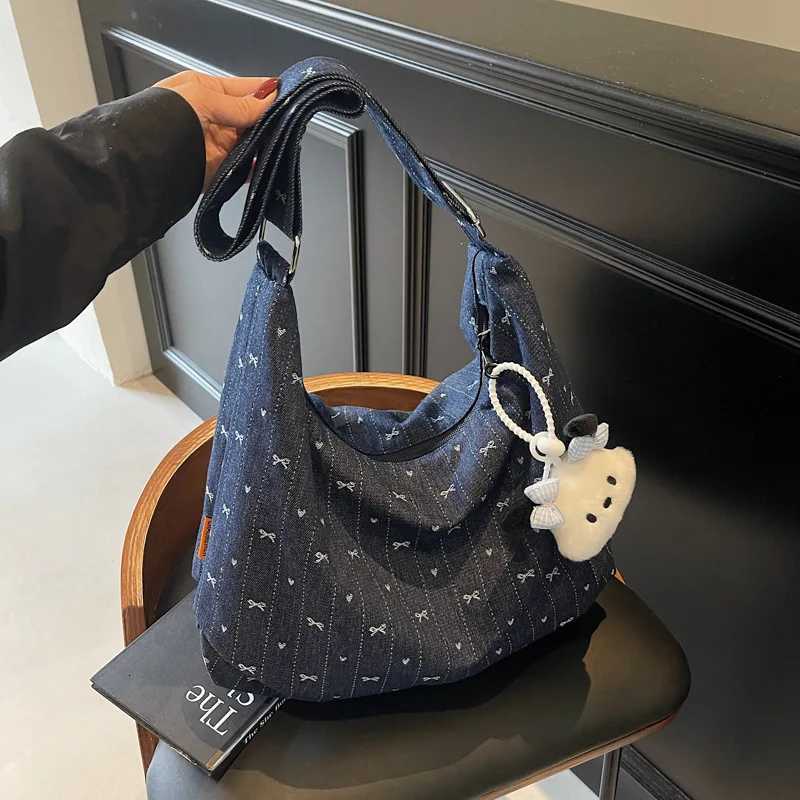 Cute Star Pattern Tote Bag - Spacious Zipper Closure Adjustable Strap Perfect for School Shopping Casual OutingsT251121
